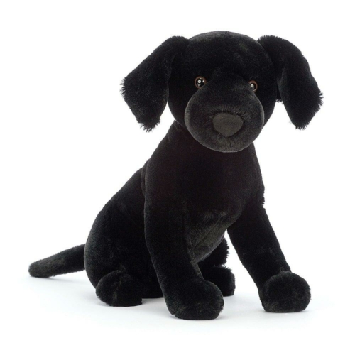 pippa black labrador by jellycat