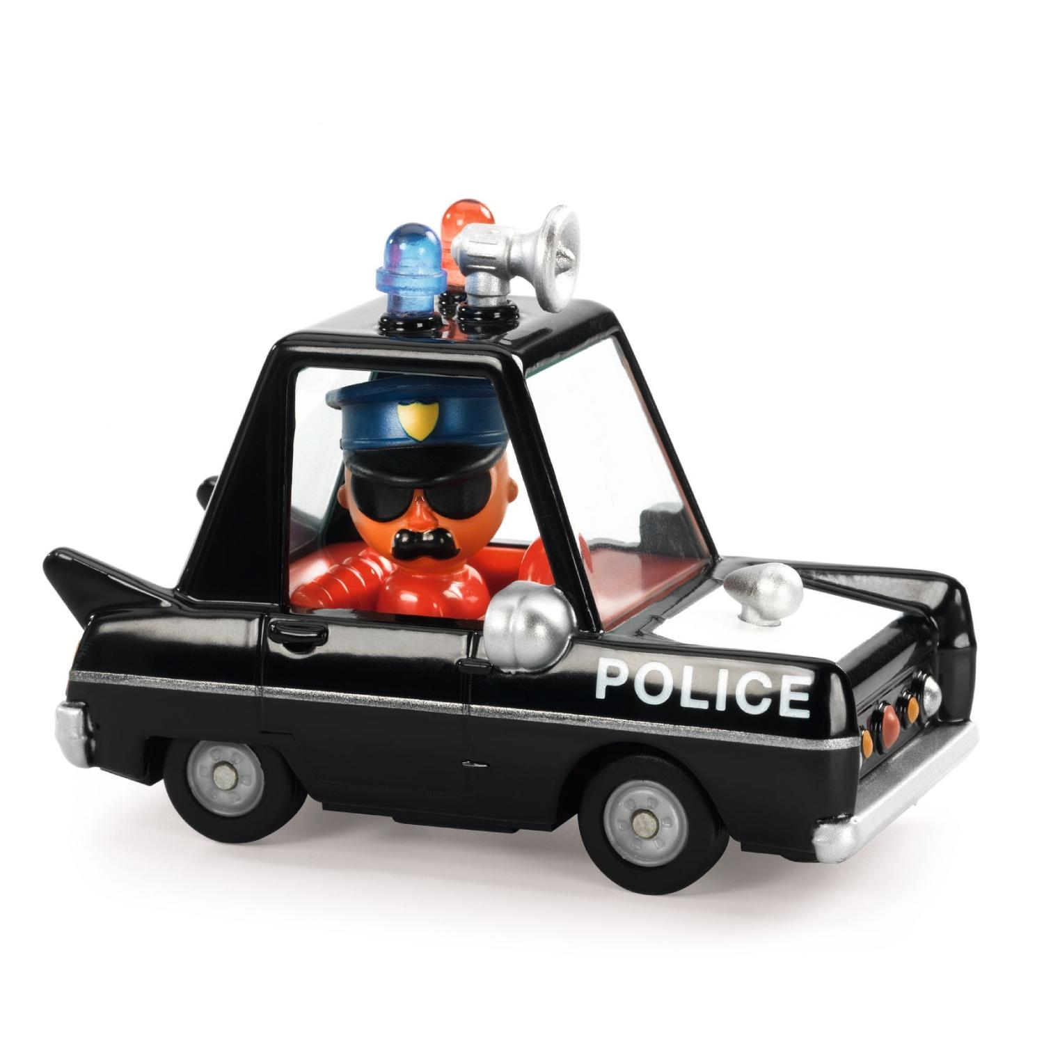 hurry police crazy motors car by djeco