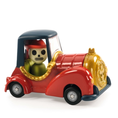 red skull crazy motors car by djeco