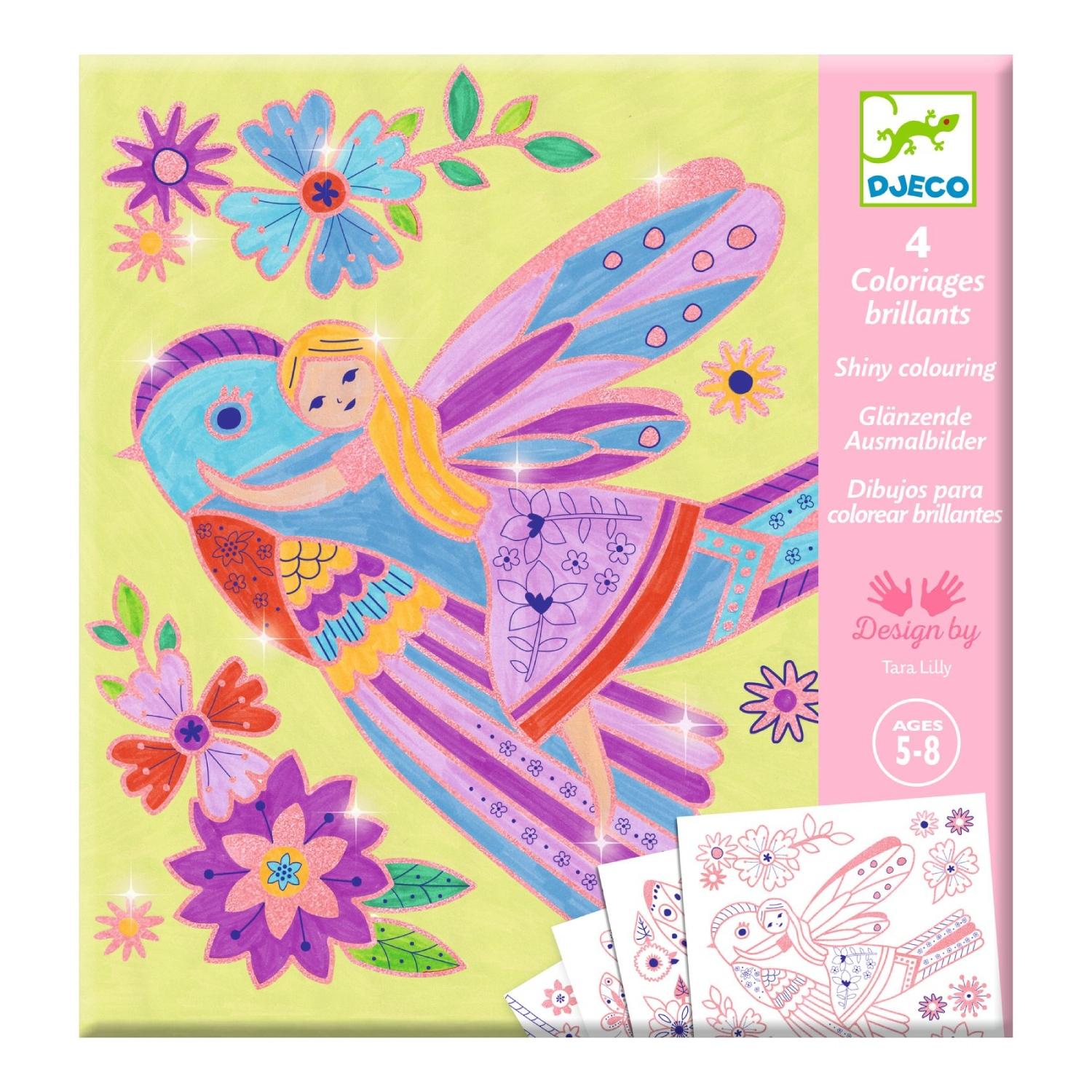colouring surprises small wings by djeco