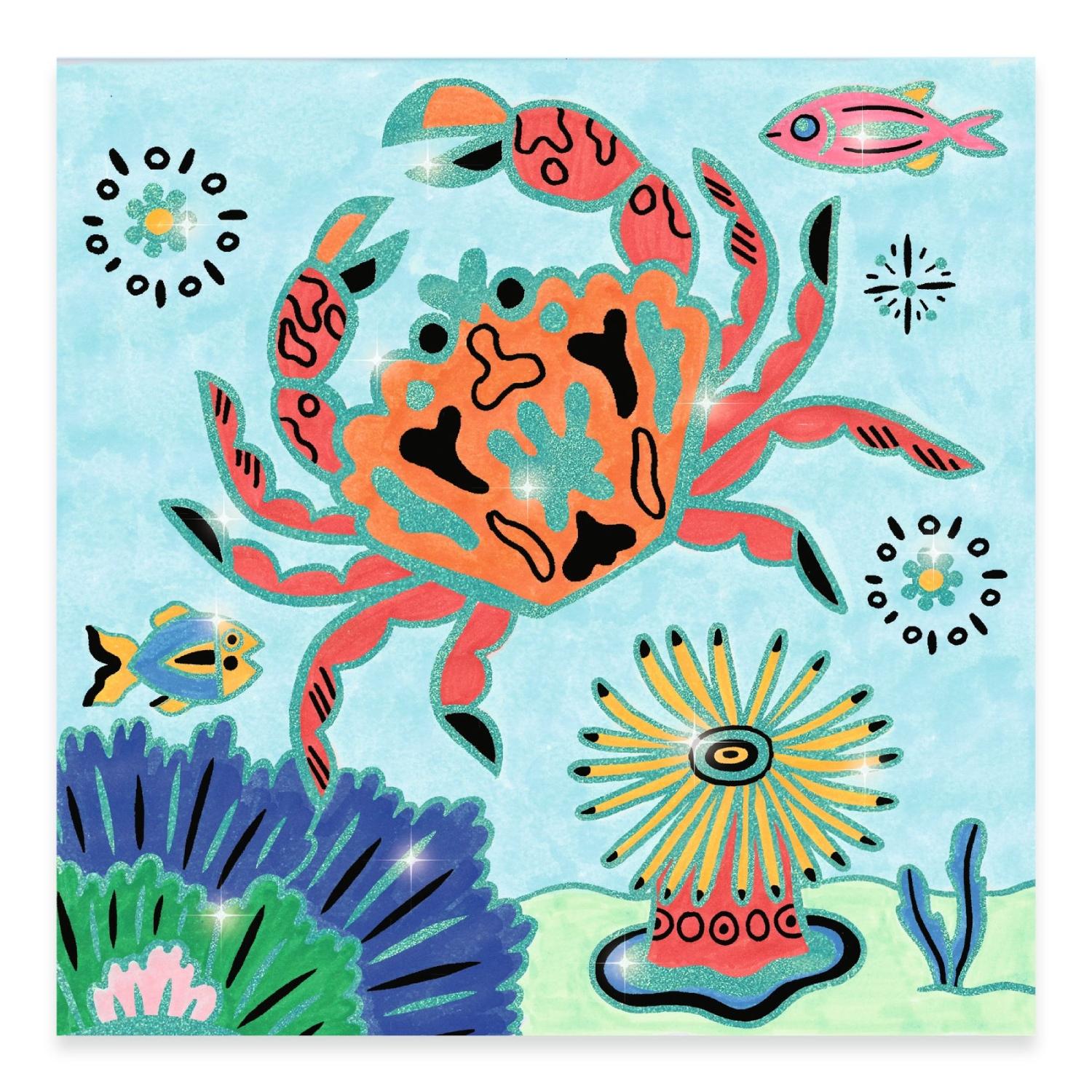colouring surprises under the sea by djeco