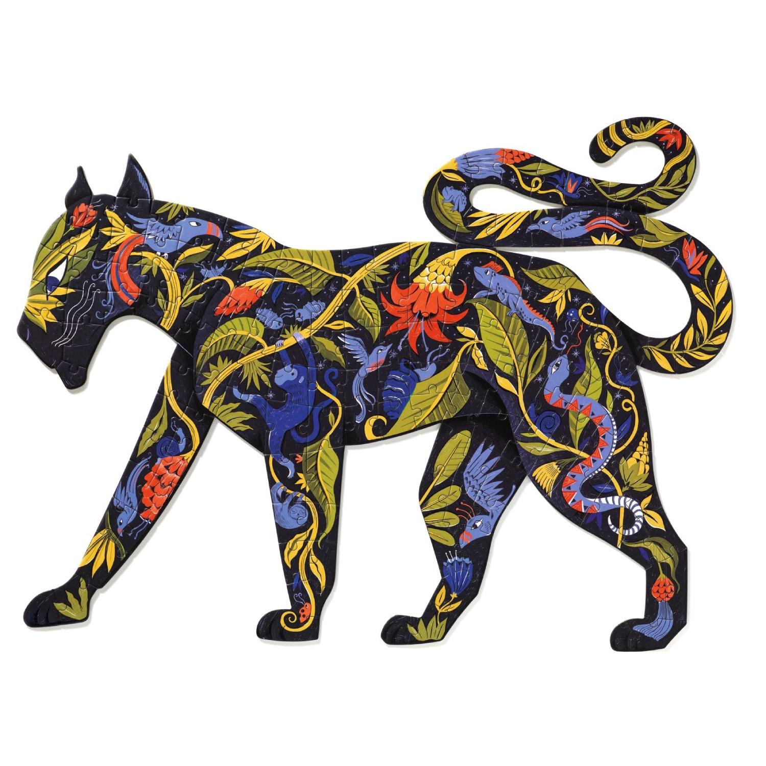 puzz'art panther puzzle 150 pieces by Djeco
