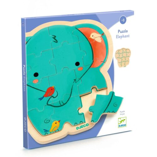 puzzlo elephant by djeco