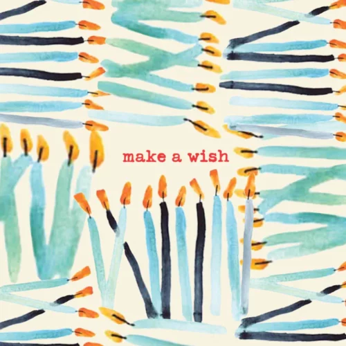 make a wish card by poet and painter