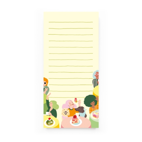 cafe magnetic list pad by noi publishing
