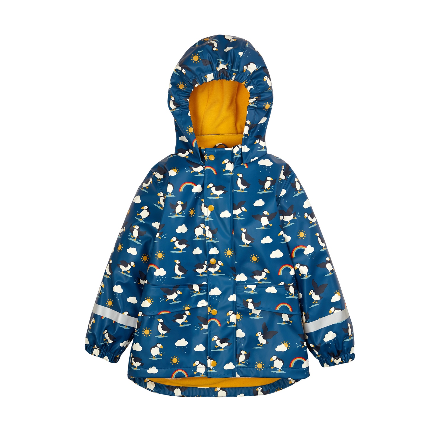 puddle buster coat puffin puddles by Frugi