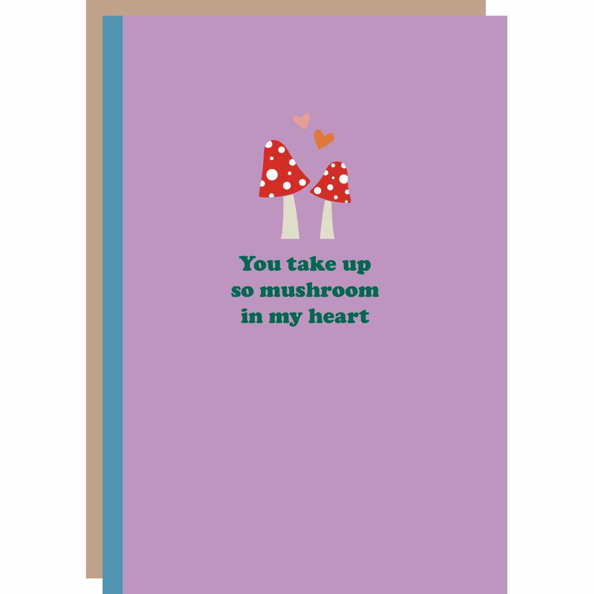 mushroom card by happy street cards apple tree lane collection