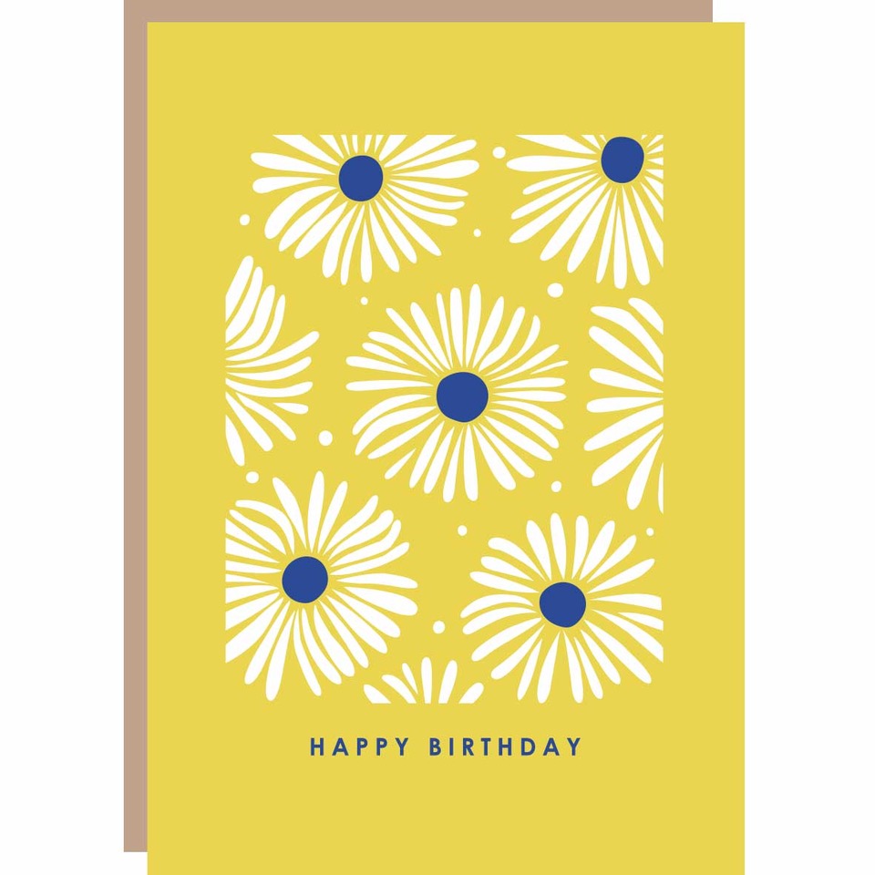 daisy card by happy street secret garden collection