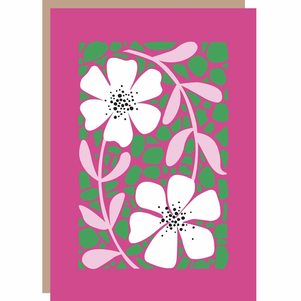 cosmos card by happy street card secret garden collection