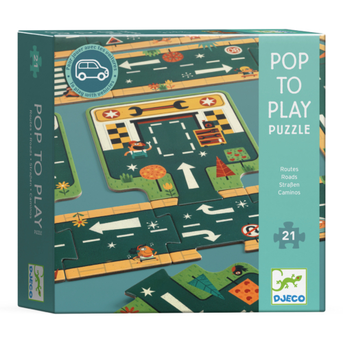 Pop to play roads by djeco