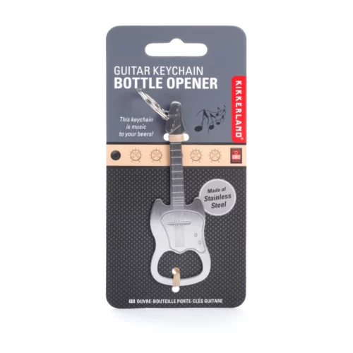 guitar keychain bottle opener by kikkerland