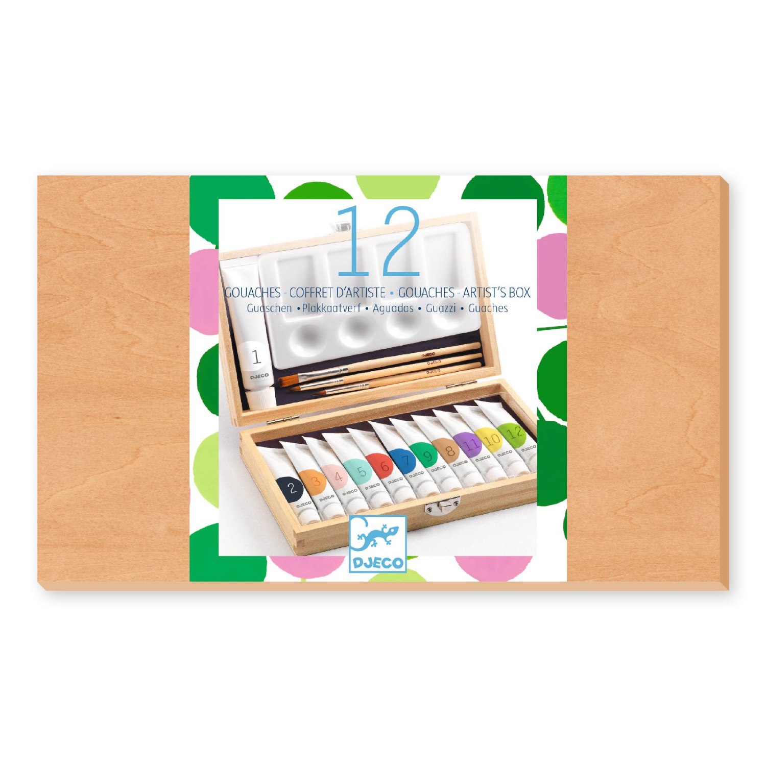Artist's box 12 gouaches by Djeco