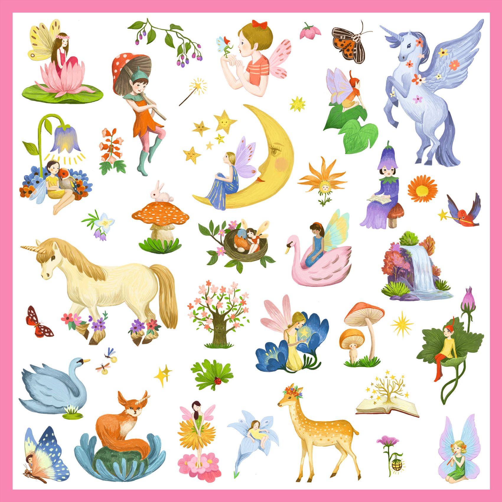 stickers texture fantasy by djeco