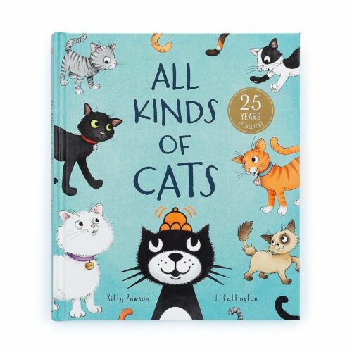 25th Anniversary all kind of cats book by jellycat