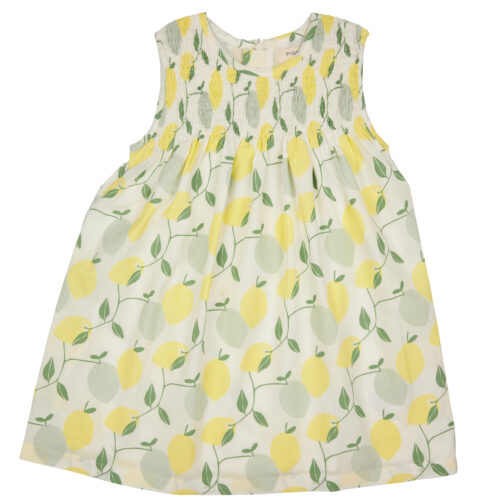 sleeveless smock dress lemons by Pigeon Organics SS204