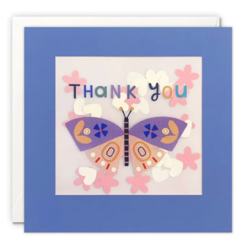 thank you butterfly shakies card by james ellis
