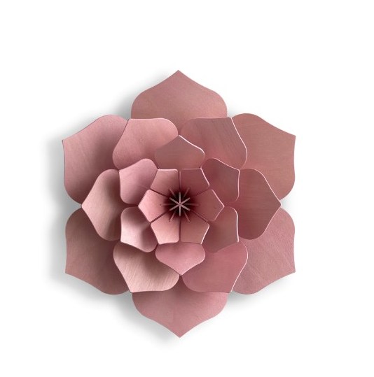 Lovi decor flower pink 15 cm