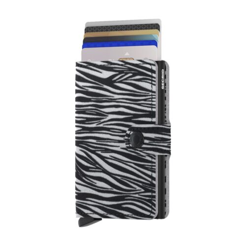 mini wallet zebra light grey by secrid