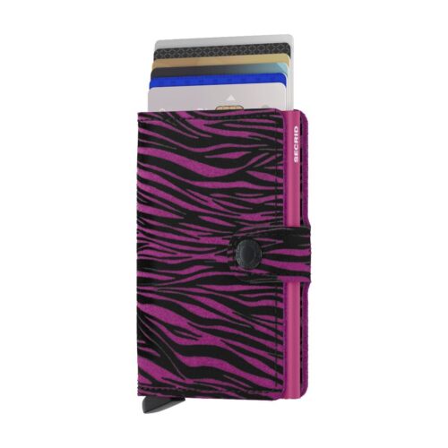 mini wallet zebra pink by secrid