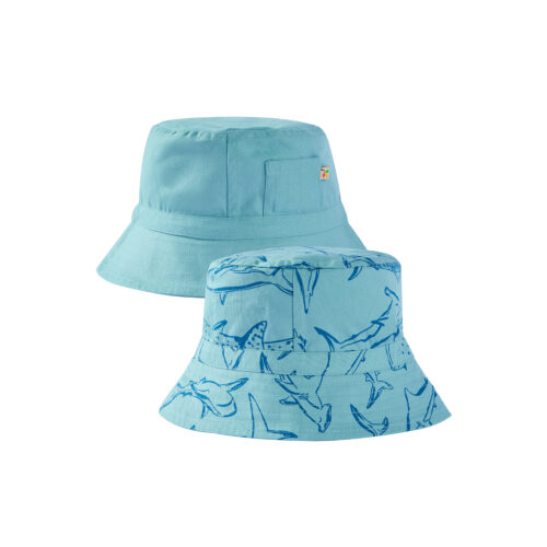 rocky reversible hat stingray jawesome by frugi SS24