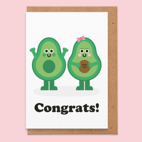 avocado baby card by studio boketto