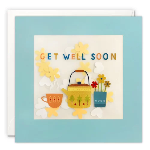 Get well soon tea card by james ellis
