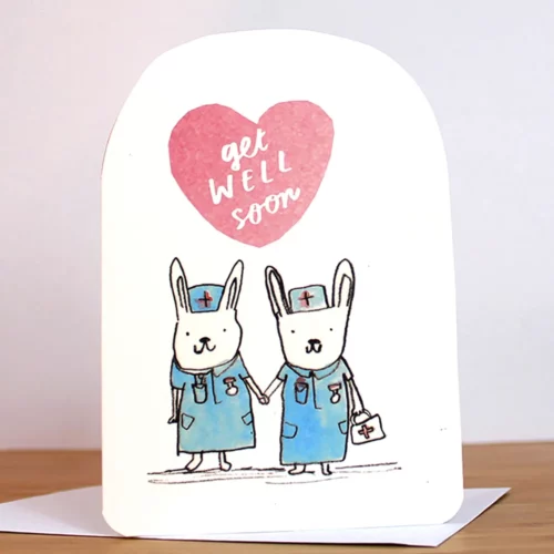 Get Well Soon Card by LAura Skilbeck