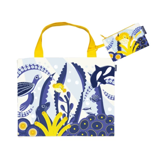 octopus garden extra large tote bag by coq en pate