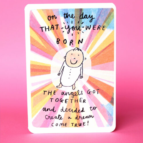 on the day you were born card by laura skilbeck