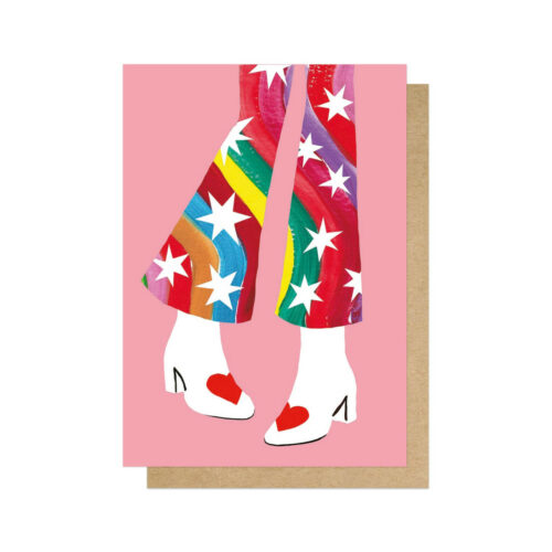 rainbow pants card by eep