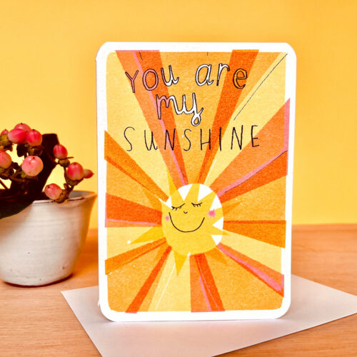 sunshine card by laura skilbeck