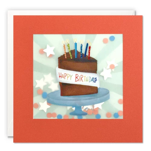 chocolate cake shakies card by James Ellis