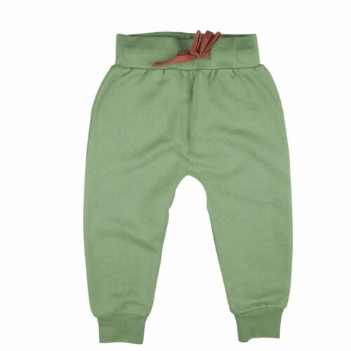 sweatpants green by pigeon organics