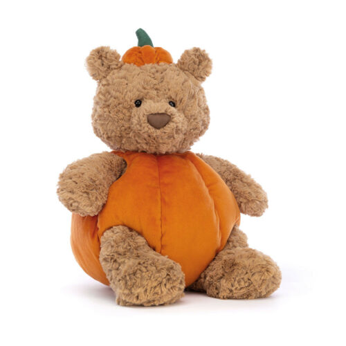 bartholomew bear pumpkin by jellycat