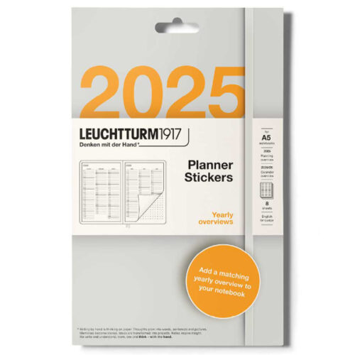 planner Stickers 2025 yearly overview by Leuchtturm1917