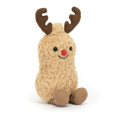 Amuseabe peanut reindeer by jellycat xmas24