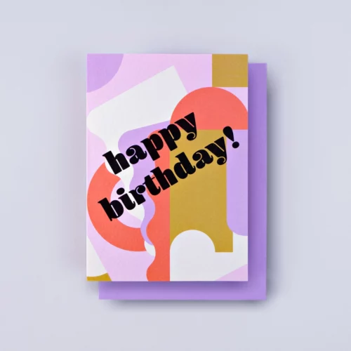 flora birthday card by the completist