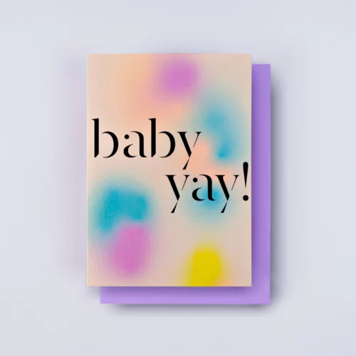 Gradient Baby Card by the completist