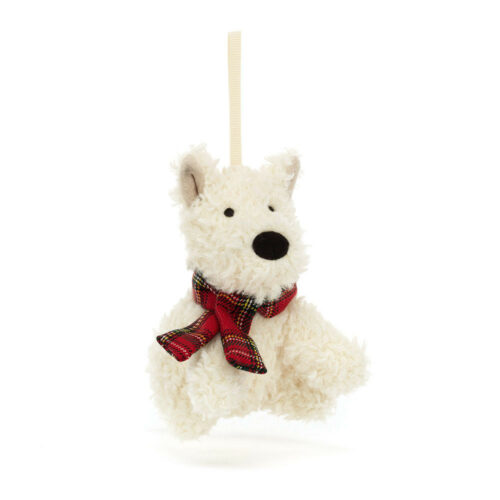 Munro scottie dog decoration by jellycat