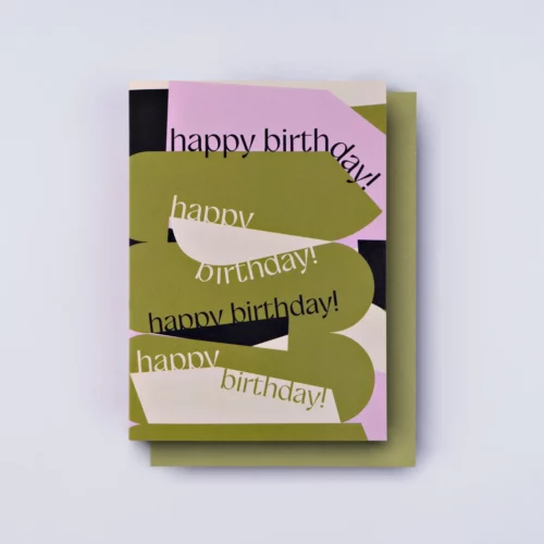 osaka birthday card by the completist