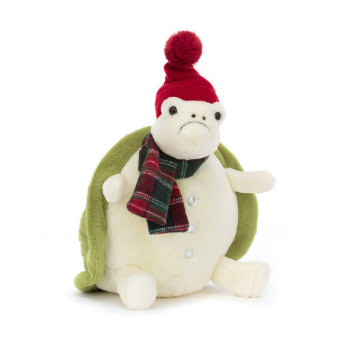 snowman timmy turtle by jellycat xmas24