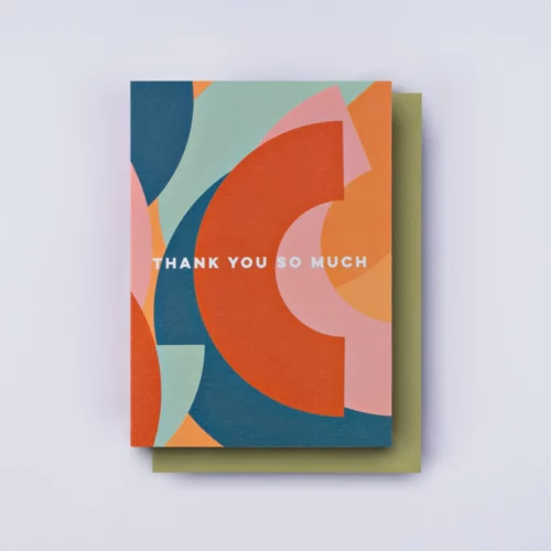 thank you so much card by the completist