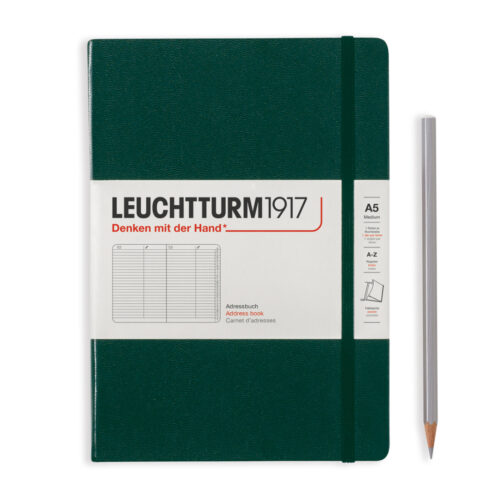 address book medium forest green by Leuchtturm1917