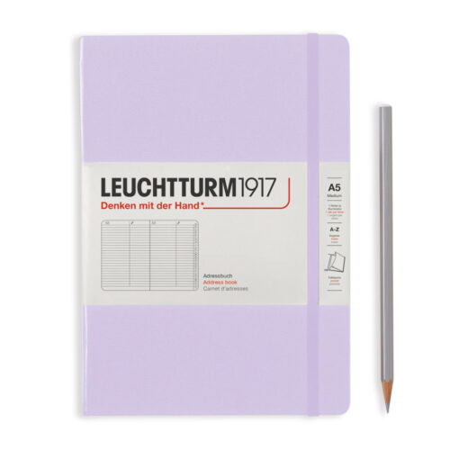 address book medium lilac by Leuchtturm1917