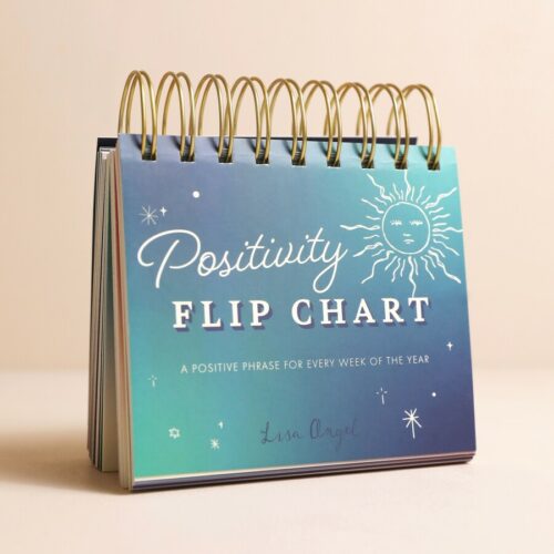 celestial positivity flip chart by lisa angel