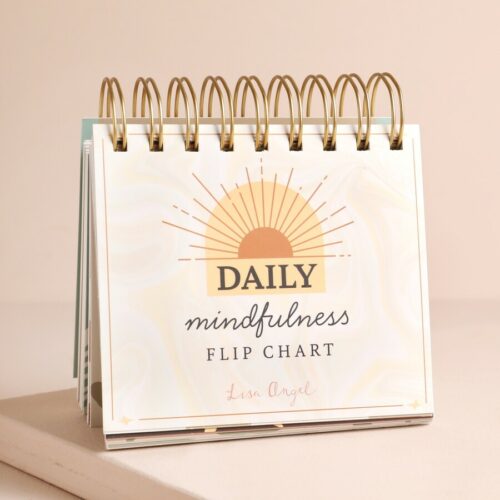 daily mindfulness flip chart by lisa angel