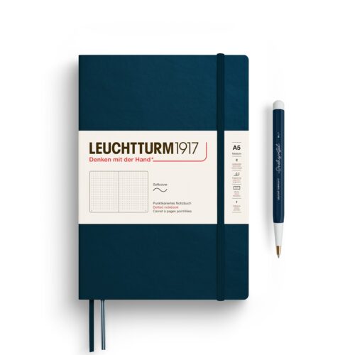 notebook medium A5 Softcover Deep Sea dotted by Leuchtturm1917 thinking ahead range for 2025