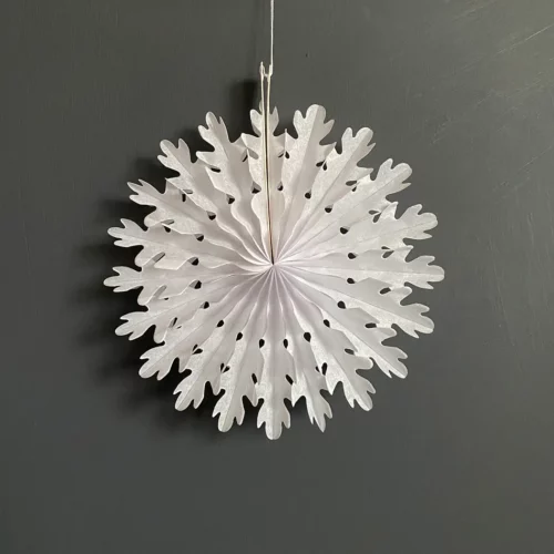 paper snowflake fluffy flake by petra boase