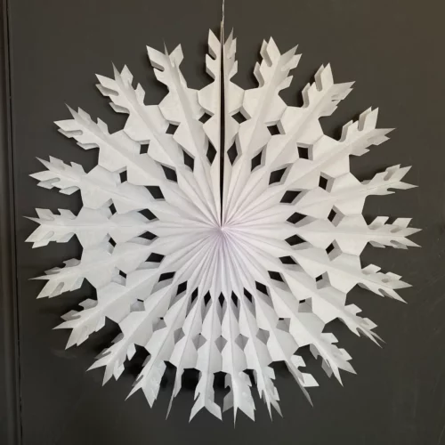 paper snowflake large feather by petra boase