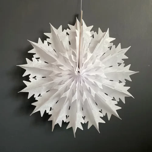 Paper snowflake spike by Petra Boase